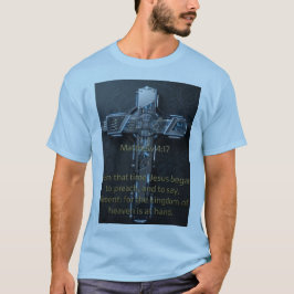 Camiseta Cruz de Arrepentimiento Mateo 4:17