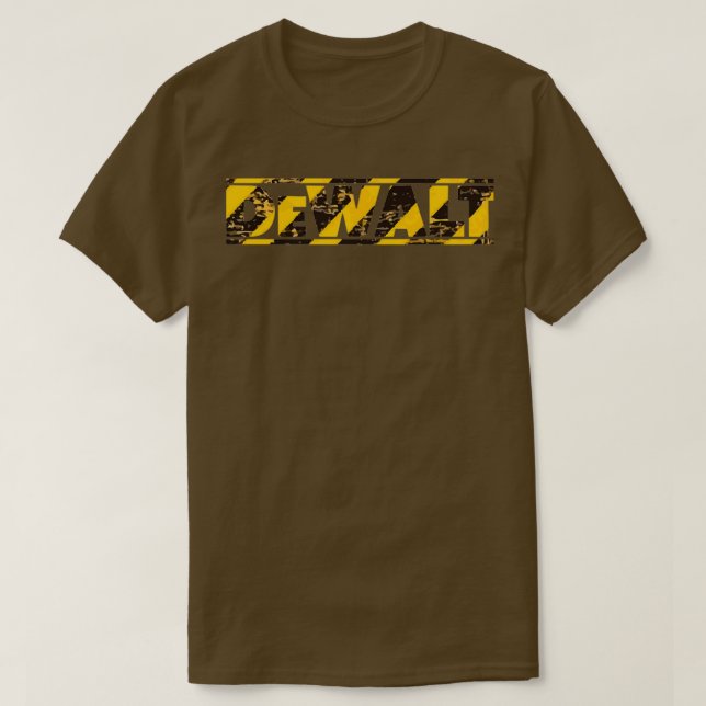 Camiseta cruz de herramientas pesadas de dewalt (Diseño del anverso)
