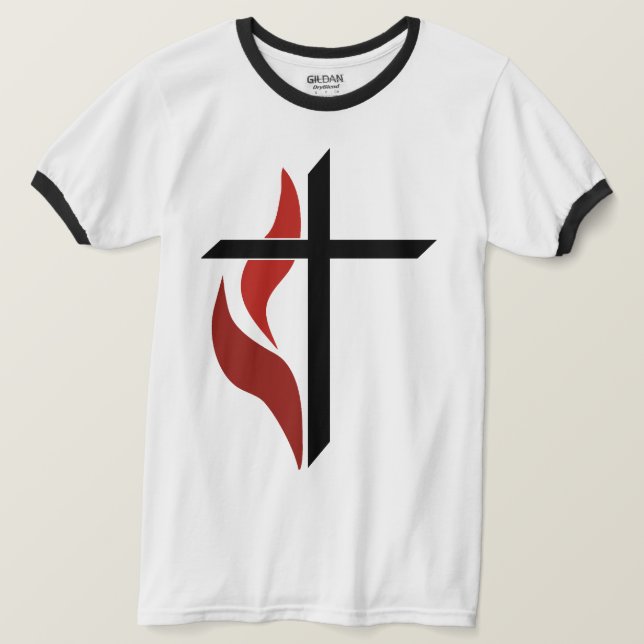 Camiseta Cruz de inflamación (Anverso del diseño)