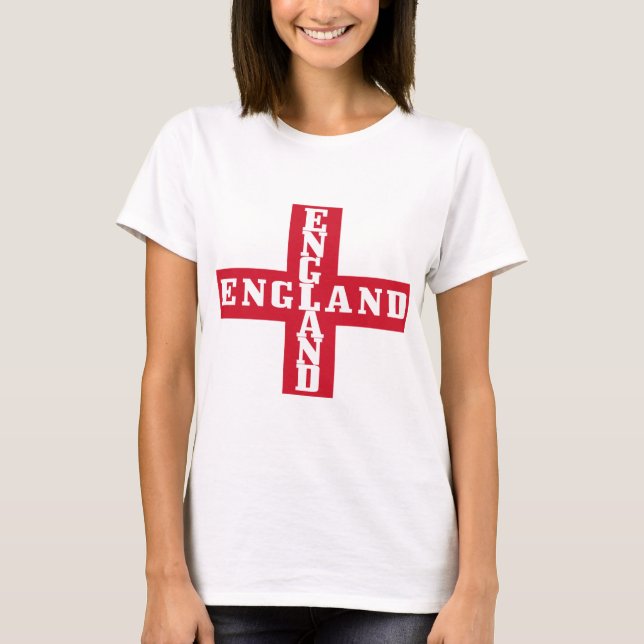 Camiseta Cruz de Inglaterra San Jorge del fútbol (Anverso)