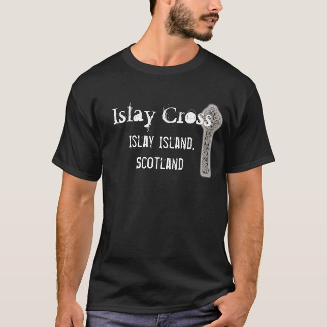 Camiseta Cruz de Islay, isla de Islay, Escocia (Anverso)