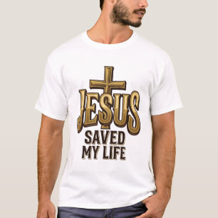 Camiseta Cruz de Jesús me salvó la vida Vintage