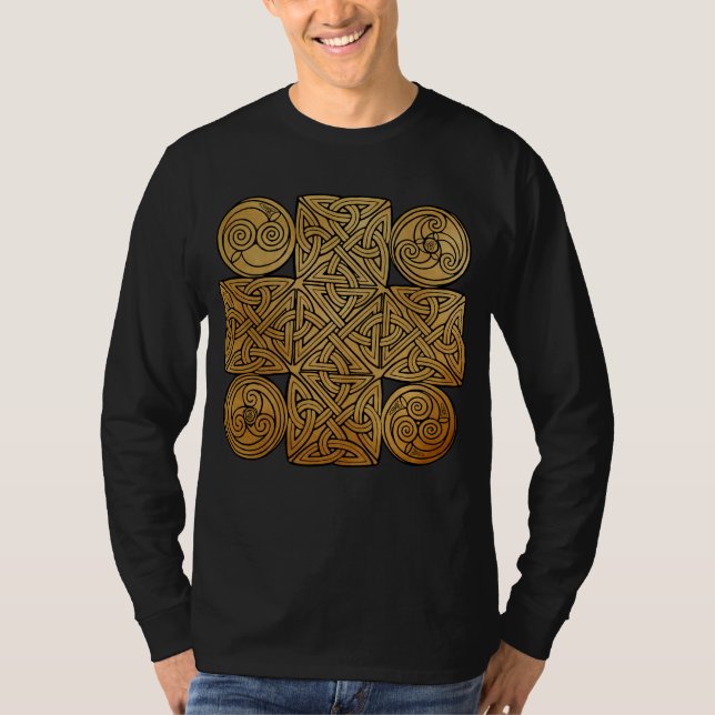 Camiseta Cruz de Knotwork Celtic (Anverso)
