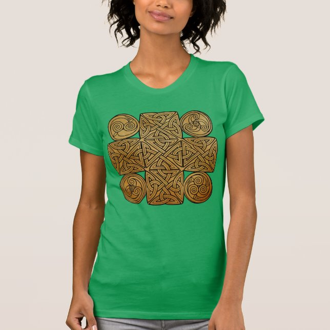 Camiseta Cruz de Knotwork Celtic (Anverso)