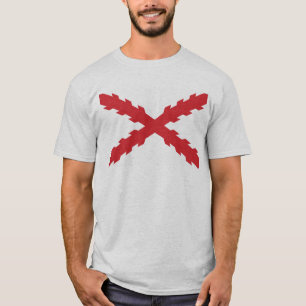 Camiseta Cruz de la bandera de Borgoña