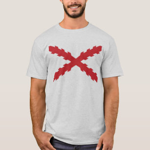 insalubre Ideal Varios Camisetas Cruz De Borgoña | Zazzle.es