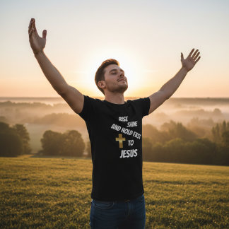 Camiseta Cruz de la fe cristiana