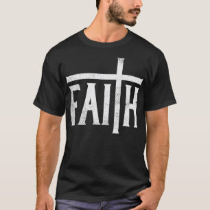 Camiseta Cruz de la Fe Dios Jesucristo Oración Religiosa Ch