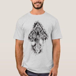 Camiseta Cruz de la plantilla - modificada para requisitos