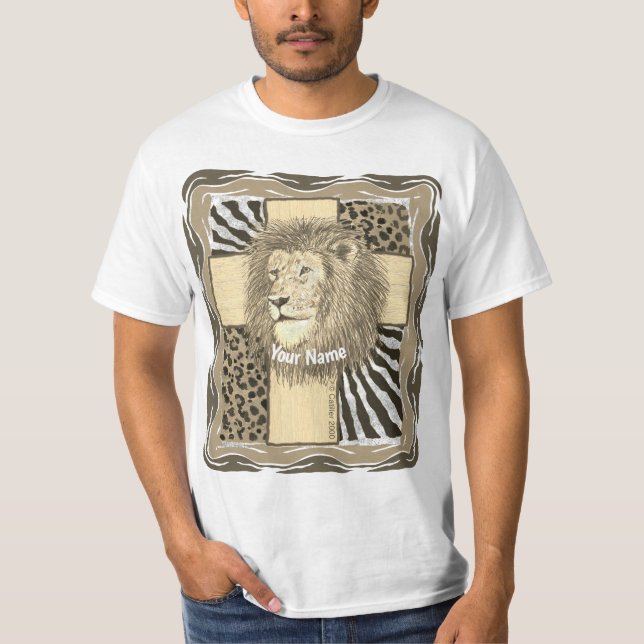 Camiseta Cruz de León Cristiana (Anverso)