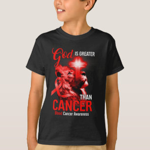 Camiseta Cruz de León Cristiano Dios Es Más Grande Que el C
