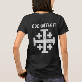 Camiseta Cruz de los Caballeros Templarios de Jerusalén Deu