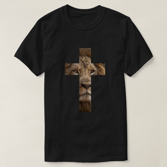 Camiseta Cruz de los Leones Señor Jesús Biblia Judá (Diseño del anverso)