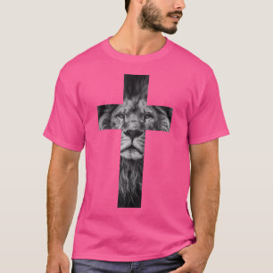 Camiseta Cruz de los Leones Señor Jesús Biblia Judá