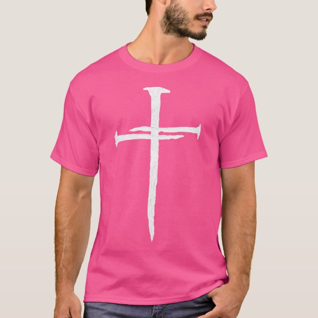 Camiseta Cruz de Nail de Jesús Cristiano (Anverso)
