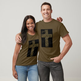 Camiseta Cruz de oro de Jesús
