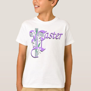 Camiseta Cruz de Pascua con Lilly
