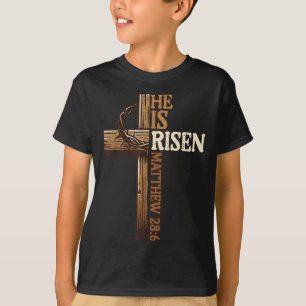 Camiseta Cruz de Pascua Jesús Resucitado Hombres Mujeres Ni