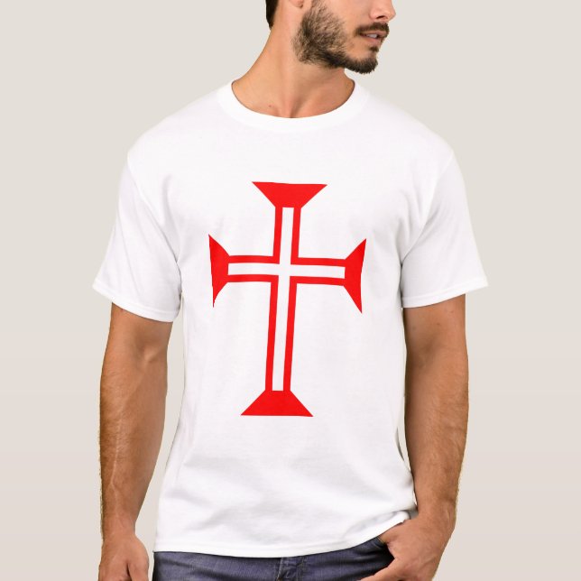 Camiseta Cruz de Portugal maior (Anverso)