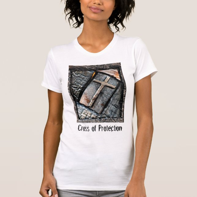 Camiseta Cruz de Protección (Anverso)