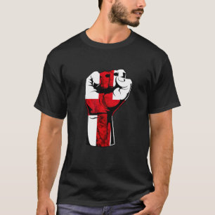 Camiseta Cruz de San Jorge de Inglaterra Orgullo inglés Puñ
