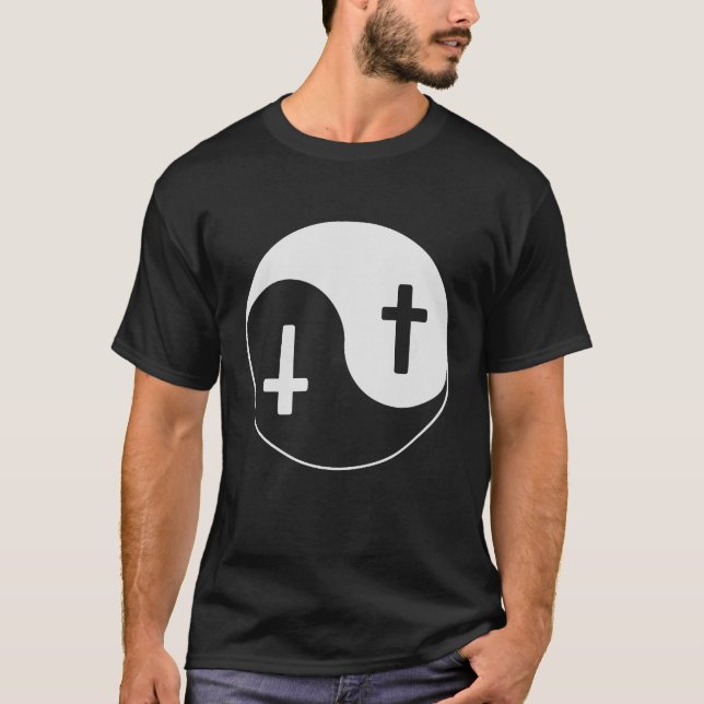 Camiseta Cruz de Yin Yang (Anverso)