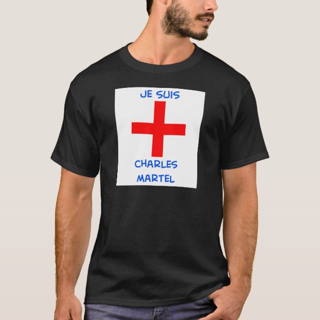 Camiseta cruz del cruzado del martel de Charles de los suis (Anverso)