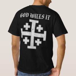 Camiseta Cruz Deus Vult de los Caballeros Templarios de Jer