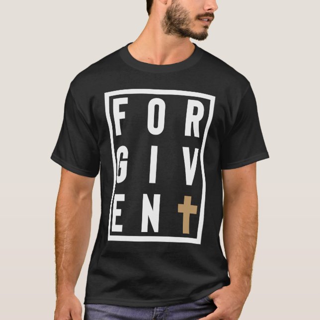 Camiseta Cruz FORGADA Jesús Dios fe cristiana Caja de palab (Anverso)
