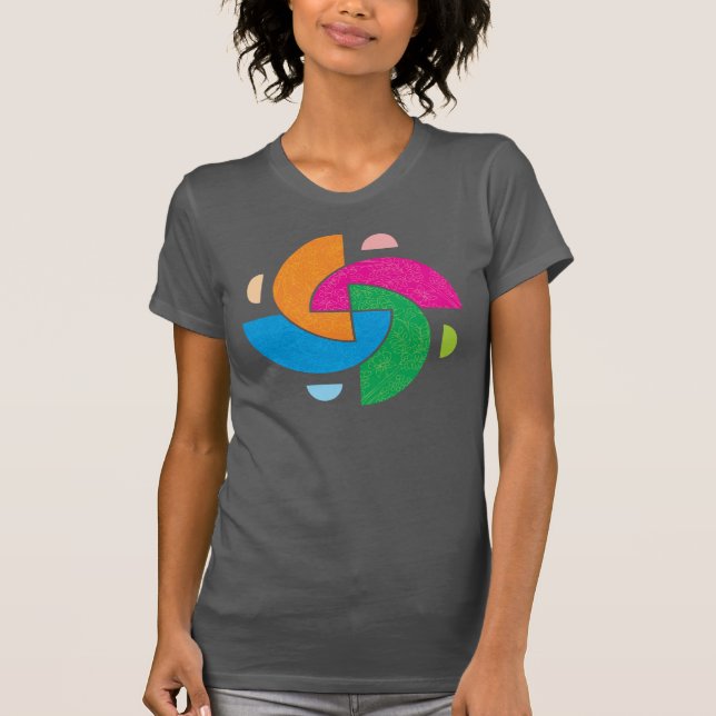 Camiseta Cruz gamada elegante - arte de la India (Anverso)