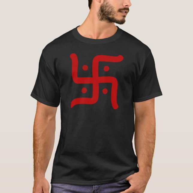 Camiseta Cruz gamada hindú (Anverso)