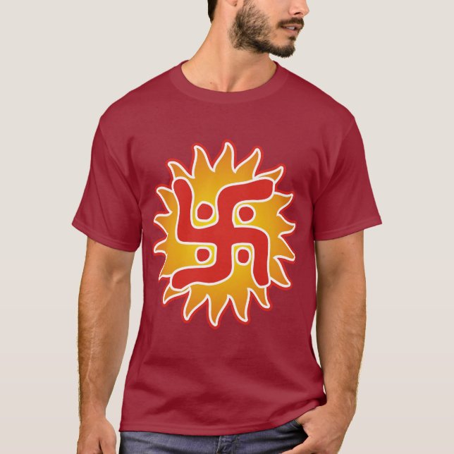 Camiseta Cruz gamada + Surya (Anverso)