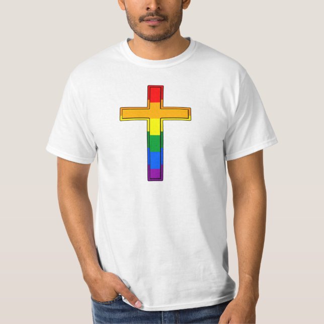 Camiseta Cruz gay (Anverso)