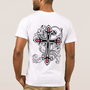 Camiseta Cruz gótica