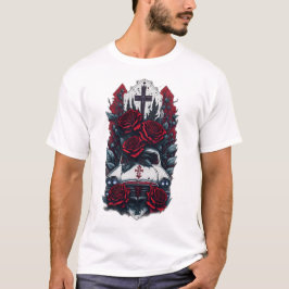 Camiseta Cruz gótica tatuaje 5