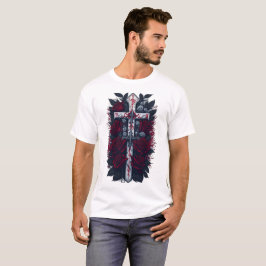 Camiseta Cruz gótica tatuta 11