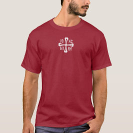Camiseta Cruz IC XC NIKA Granate 