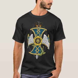 Camiseta Cruz Kozak Ucraniana.