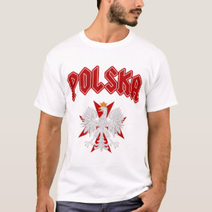 Camiseta Cruz maltesa roja de Polska Eagle