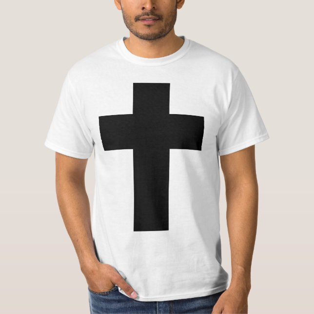 Camiseta Cruz negra (Anverso)