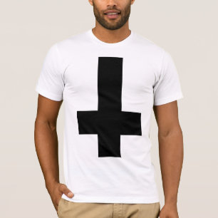 Camiseta Cruz negra al revés