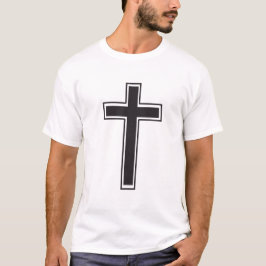Camiseta Cruz negra - Cruz cristiana