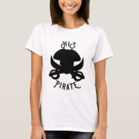 Cruz Negra Pirata Calavera y Espada Blanco