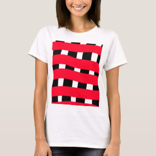 Camiseta Cruz negra roja tablero de damas regalo hombre chi