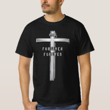 Camiseta Cruz Perdonada Por Siempre | Fe Cristiana