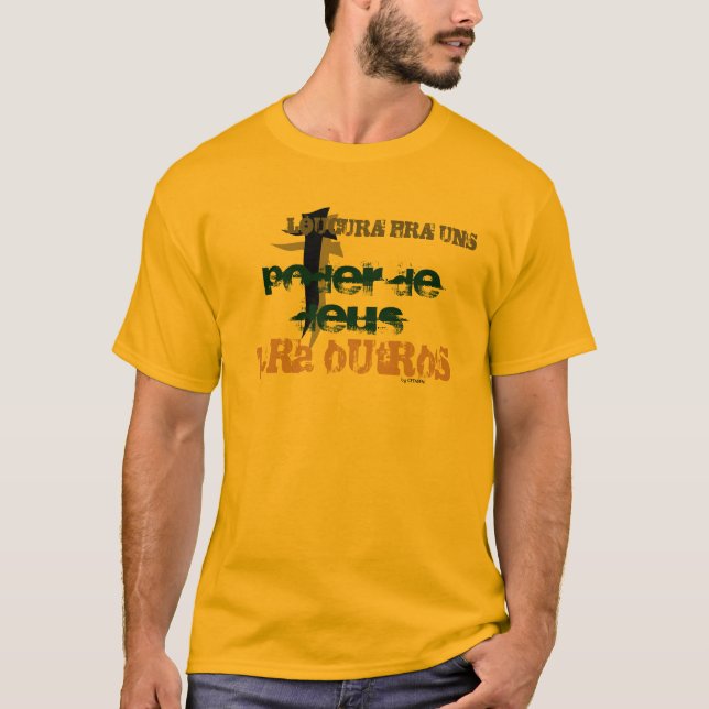 CAMISETA CRUZ PODER DE DEUS (Anverso)
