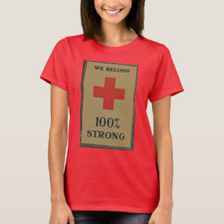Camiseta Cruz Roja de la Primera Guerra Mundial de 1920 "So
