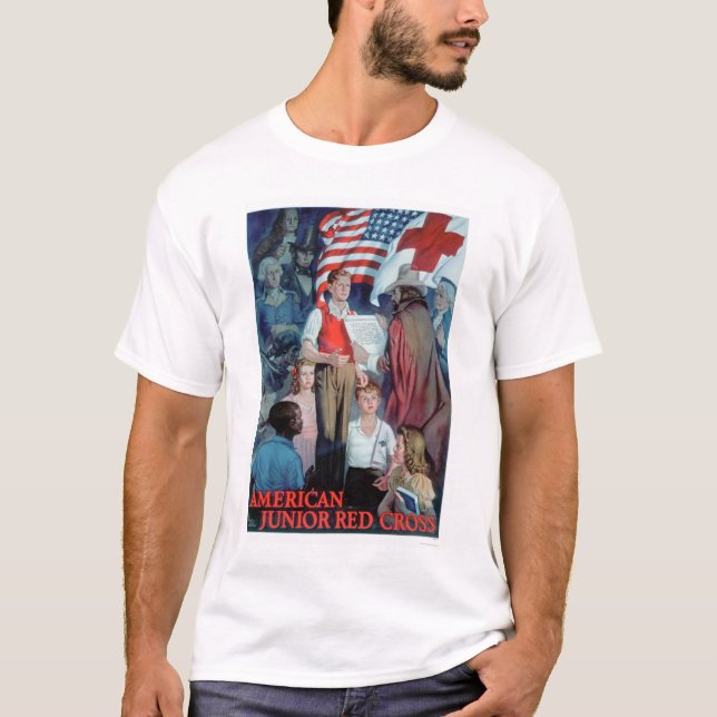 Camiseta Cruz Roja menor americana (US00335) (Anverso)