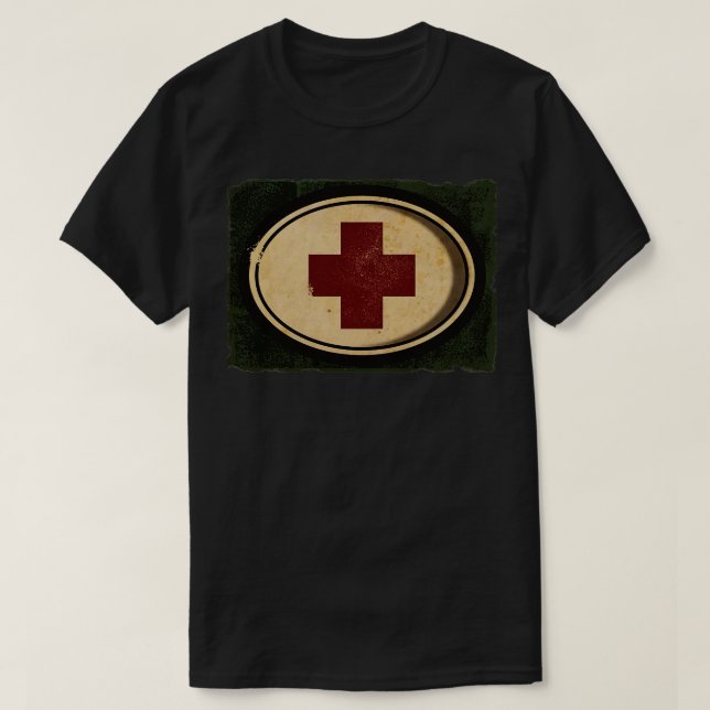 Camiseta Cruz Roja Militar (Diseño del anverso)