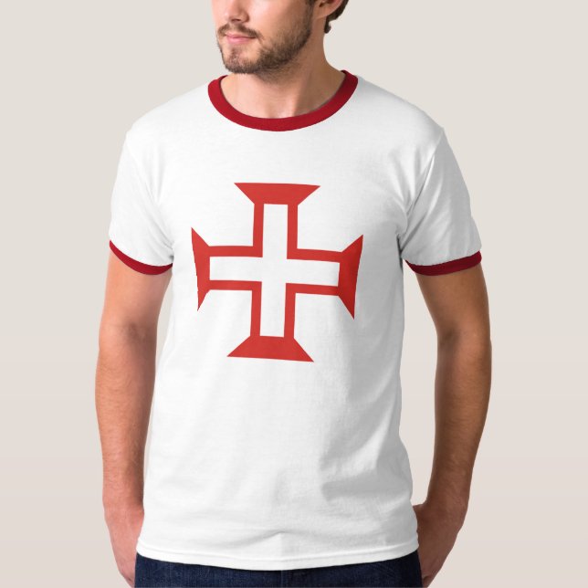 Camiseta Cruz Roja Templaria (Anverso)